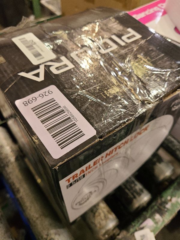 Photo 1 of 2025 Upgraded Trailer Hitch Locks Fits 2 5/16 Inch Coupler, Heavy Duty Trailer Lock, Anti-Theft Trailer Coupler Lock for RV, Trailer, Boat, Pickup with Keys (Red)