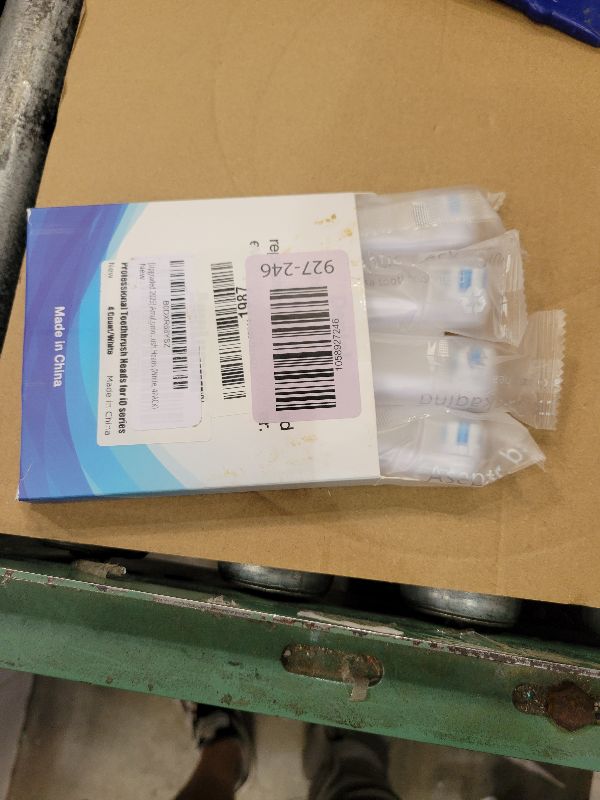 Photo 1 of [Upgraded 2025] AmuLumon 4-Pack Ultra-Soft Toothbrush Heads for Oral-B iO Series (iO3/iO4/iO5/iO6/iO7/iO8/iO9/iO10) – Gentle Gum Care, Hygienic Travel-Ready Replacement Brush Heads (White, 4PACK)