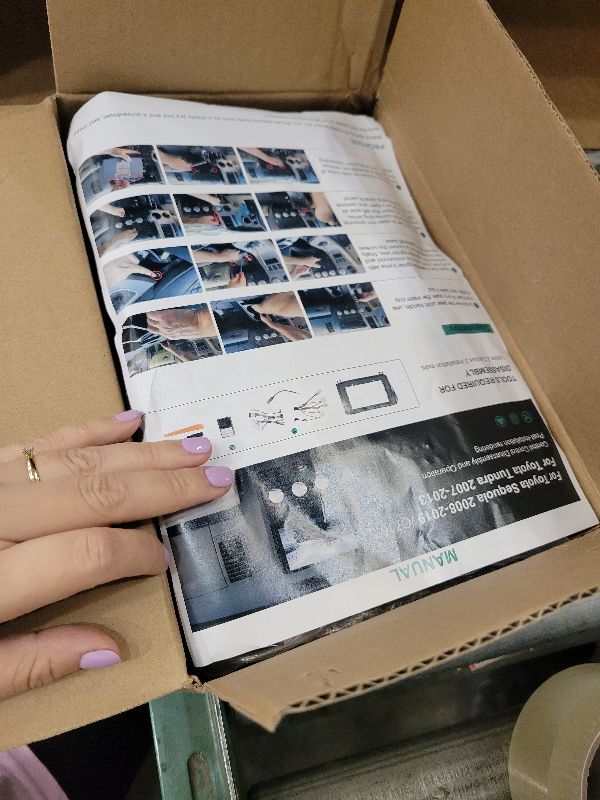 Photo 1 of [8 CORE 4G+64G] Upgraded Android 13 for Toyota Tundra 2007-2013 Toyota Sequoia 2008-2018 Car Radio with Wireless Carplay, 10.1 Inch Touch Screen with Bluetooth, GPS, WiFi, DSP+ Backup Camera