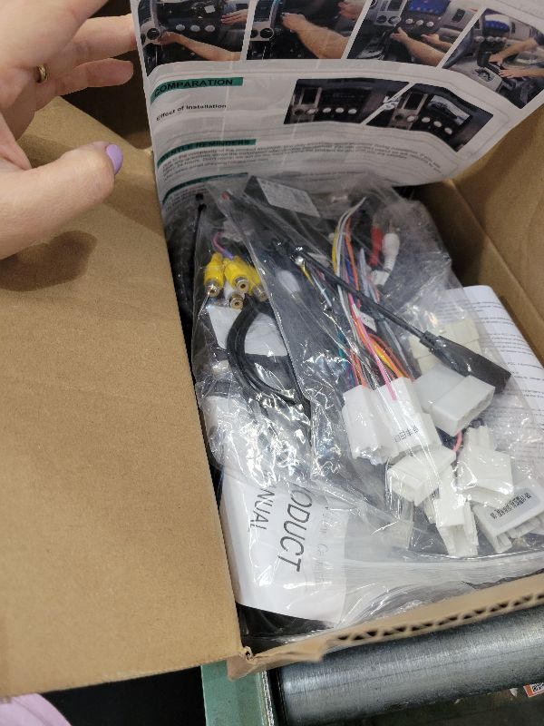 Photo 1 of [8 CORE 4G+64G] Upgraded Android 13 for Toyota Tundra 2007-2013 Toyota Sequoia 2008-2018 Car Radio with Wireless Carplay, 10.1 Inch Touch Screen with Bluetooth, GPS, WiFi, DSP+ Backup Camera