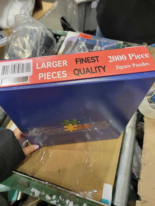 Photo 1 of 2000 Piece Jigsaw Puzzle for Adults – Glacier National Park, Redwood Forest & Mountain Landscape – Large Nature Puzzle, Challenging & Eco-Friendly, 39" x 28"