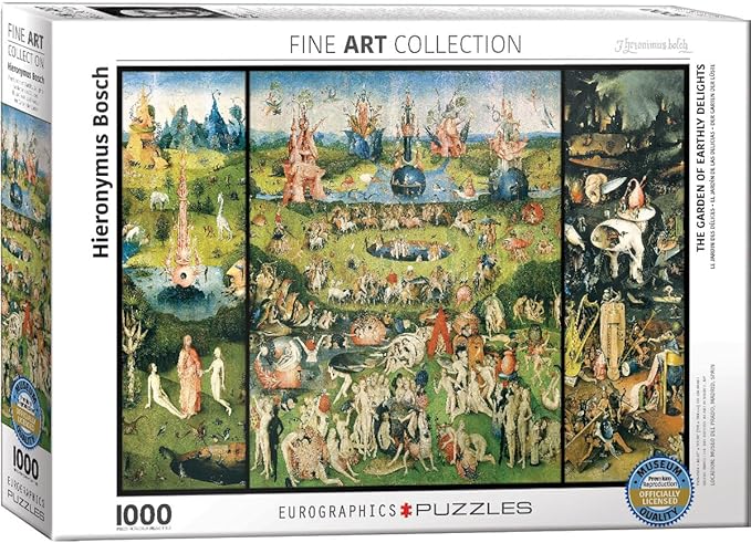Photo 1 of **MSRP 23.23** EuroGraphics The Garden of Earthly Delights by Heironymus Bosch (1000 Piece) Puzzle