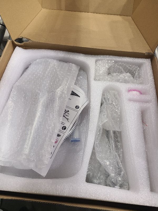 Photo 1 of 12 Inch Rain Shower Head with Handheld Spray Combo and Extention Arm, High Pressure Rainfall Waterfall Shower Heads, Dual Showerhead with 3-Way Diverter - Height/Angle Adjustable(Chrome)