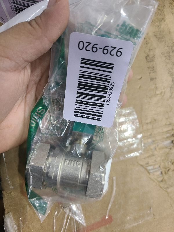 Photo 1 of 3/4’’ Air Piping Fittings, Brass Ball Valve, 3/4’’× 3/4’’ Piping, Shut-Off Fittings Fit for Shop Garage Compressed Air Line System
