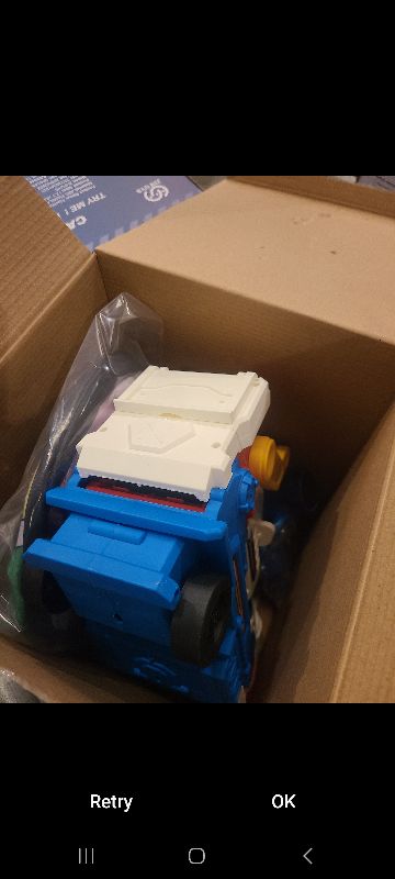 Photo 1 of BainGesk Semi Truck Toys Car for 3, 4, 5, 6, 7, 8 Years Old Boys Girls, 28" Ejection and Shooting Truck with Light & Sounds, Includes 4 Race Cars, 10 EVA Balls, Large Car Toys Gifts for Toddler