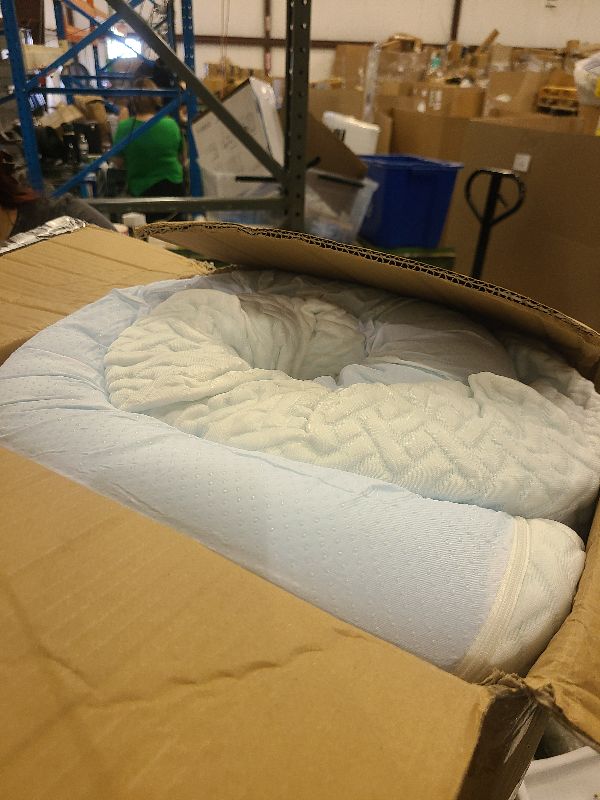 Photo 1 of 3 Inch Gel Memory Foam Mattress Topper Full Size, Gel-Infused Mattress Pad Cover for Back Pain,Bed Topper with Removable & Washable Bamboo Cover