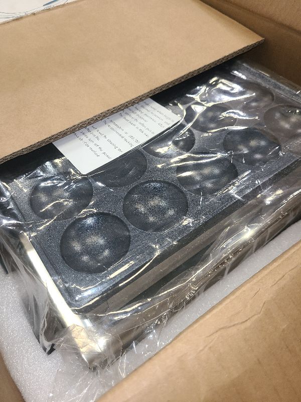 Photo 1 of 110V US Commercial 25PCS Mini Pancake Maker,950W Mini Dutch Pancake Maker,Non-stick,Dutch Poffertjes Grill,Stainless Steel,Breakfast,Snacks,Desserts.