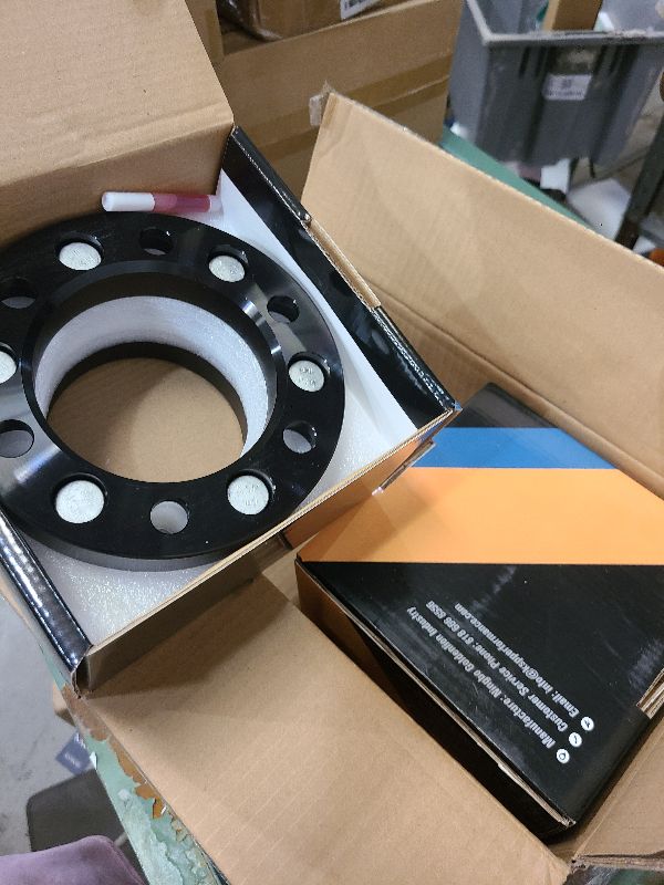 Photo 1 of 6X5.5 Wheel Spacers, KSP Forged 1"(25mm) 6x139.7mm to 6x139.7mm Thread Pitch M12x1.5 Hub Bore 108mm Adapters for Tacoma 4Runner Tundra FJ Land Cruiser Black, Not Hubcentric