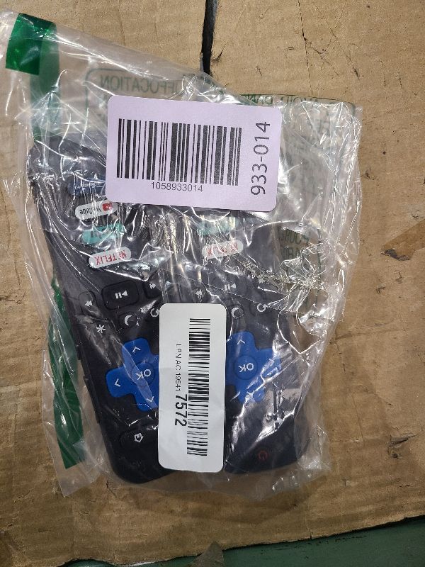 Photo 1 of (Pack of 2) Replacement-Remote-Control for Roku-TV,Compatible for TCL Roku/Hisense Roku/Onn Roku/Philips Roku Smart TVs(Not for Roku Stick and Box)