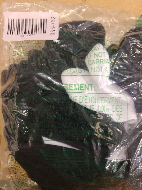 Photo 1 of +MD 3 Pairs Compression Socks for Women & Men 15-20mmHg Cushion Moisture Wicking Support Stockings for Airplane Flights, Travel, Nurses, Edema 10-13 Black White