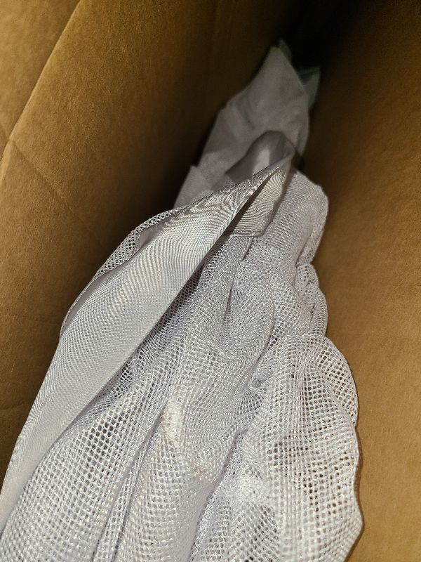 Photo 1 of Baby Crib Tent Safety Net, Durable Strong Self-Locking Zippers, Protects from Climbing Out and, Insects, Mosquitoes, Installs with Rods (Crib 52.25" - 28.25")