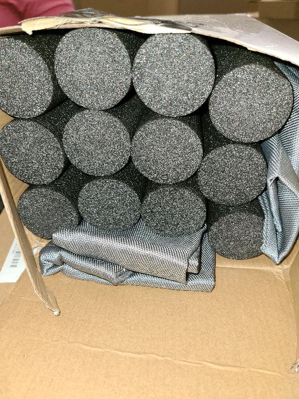 Photo 1 of 2 Pack Under Door Draft Stopper - Bottom Door Gap Filler & Seal - Windproof Coating Cover - Fits 30” to 36” Door - Block Noise, Sound, Hot Air, Light, Wind - Easy Install Draft Blocker - Gray