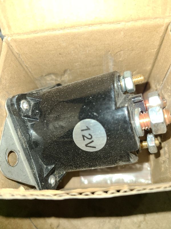 Photo 1 of 1013609 12V Golf Cart Solenoid Compatible with Club Car DS & Precedent Gas 1984-up Replace 1117, 1012275, 435-154, LPL6003