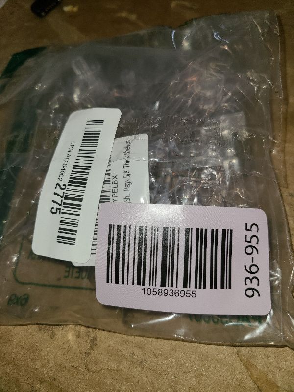 Photo 1 of 20pcs Plastic Locking Shelf Support Pegs,6.9mm Shelf Pins ,Self-Locking Bracket Clips,Clear Shelf Pegs for for Kitchen Cabinet Furniture Book Shelves,6.9mm Peg x 5/8" Thick Shelves