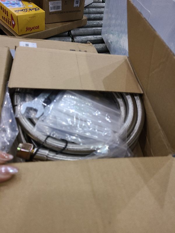 Photo 1 of 12ft Propane Hose Extension for Propane Appliances Equipped with 3/8" Male Flare - with 6 Adapters 1/8" 3/8" 1/2" 1/4" NPT Male, for Gas Grill, RV Application, Heater, Burner, etc. Flexible and Sturdy