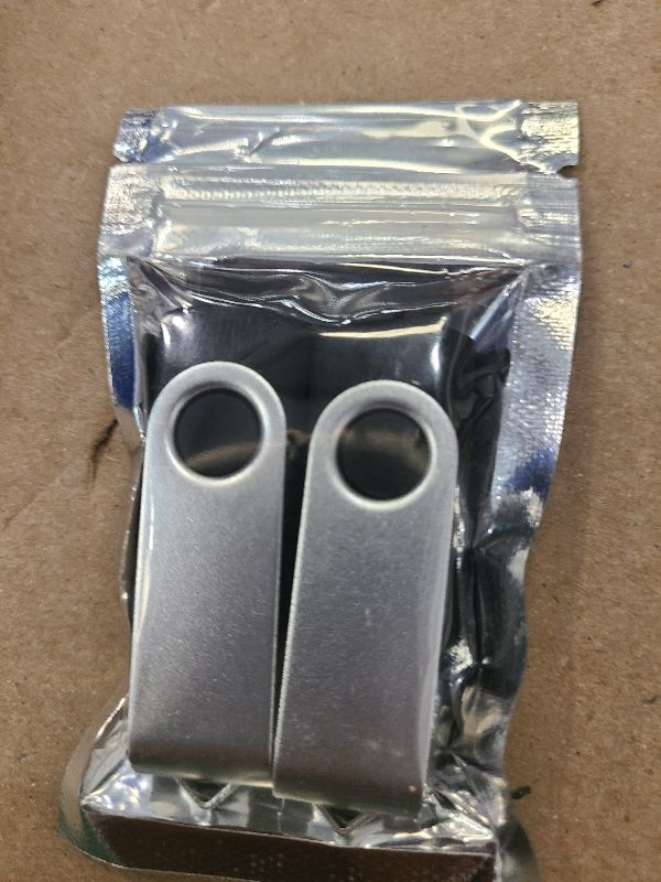 Photo 1 of 2 Pack 64GB USB Flash Drive USB 2.0 Thumb Drives Jump Drive Fold Storage Memory Stick Swivel Design - Black