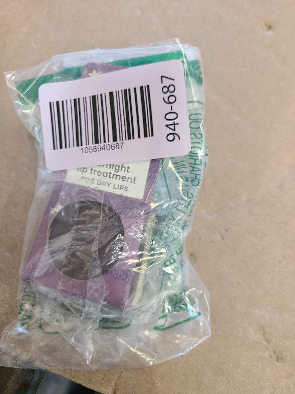 Photo 1 of Burt's Bees Back To School Dorm Essentials, Original Overnight Intensive Lip Treatment, Moisturizing, Restorative, Reduces Fine Lines, Vitamin E, Ceramides Oils, Natural Origin Lip Care, 0.25 Oz.