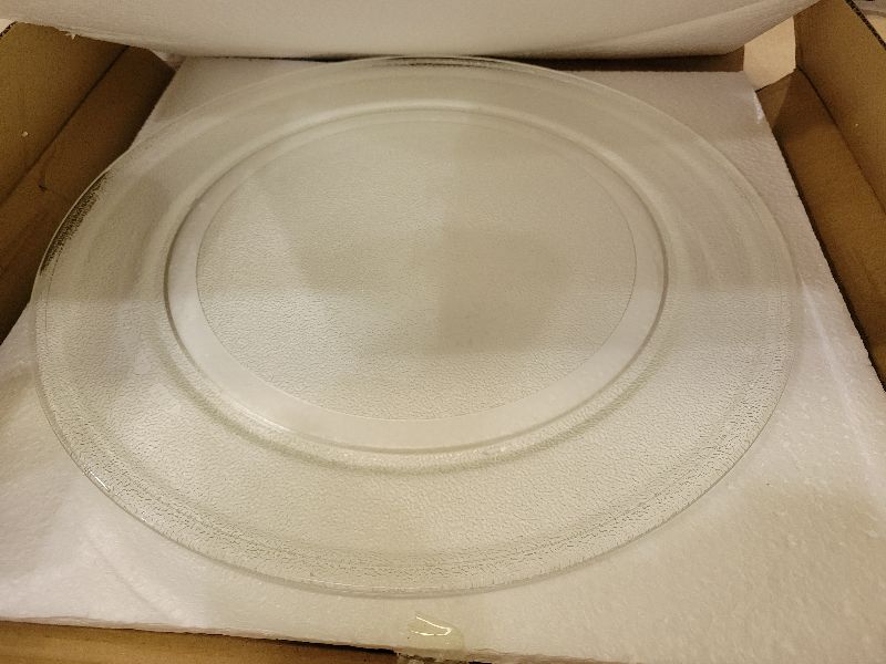Photo 1 of 16" Microwave Glass Plate for GE Built-In Combination Microwave WB49X10166, Compatible With WB27X43590 Convection Wall Oven 16 inch Replacement Microwave Glass Plate - Dishwasher Safe