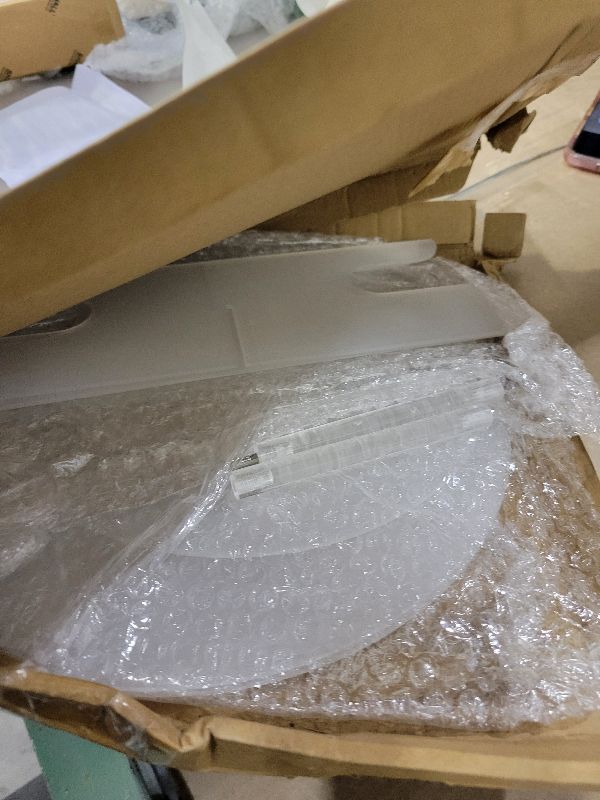 Photo 1 of 2 Pcs Acrylic Cake and Cupcake Stand Combo Include 3 Tier Clear Dessert Display Stand 1 Tier Round Acrylic Cake Stand with Base for Wedding Baby Shower Party, Please Remove The Protective Film