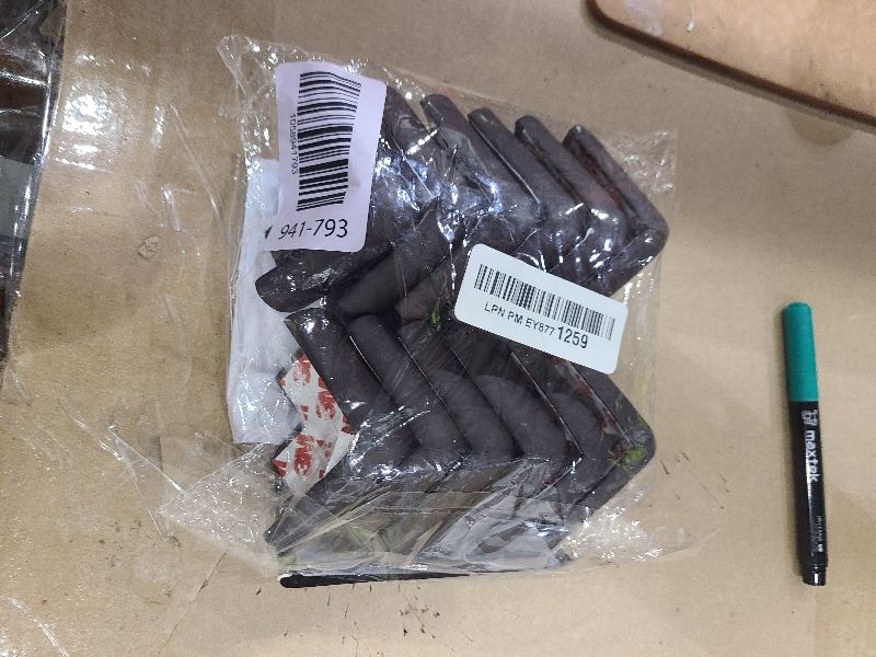 Photo 1 of 12 Pack Soft Corner Protector Baby Proofing Edge and Corner Guards, Table Corner Protectors for Furniture, Safety Pre-Taped Rubber Corner Covers for Fireplace, Stair, Cabinet (Brown)