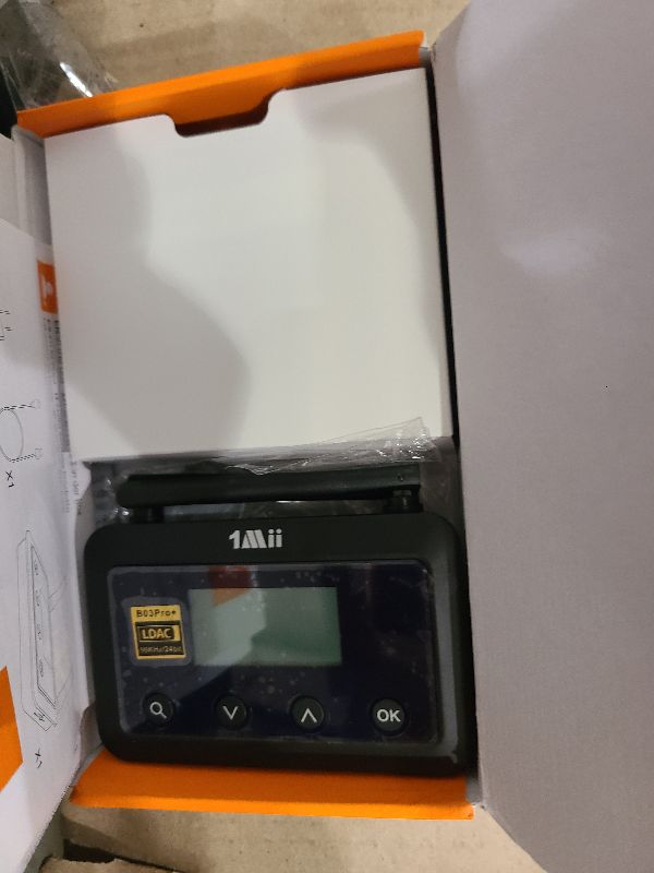 Photo 1 of 1Mii B03Pro+ Bluetooth 5.3 Transmitter Receiver Certified LDAC for TV Home Stereo, Long Range Bluetooth Extender Wireless Audio Adapter with Screen, Optical RCA AUX 3.5mm Outputs/Inputs