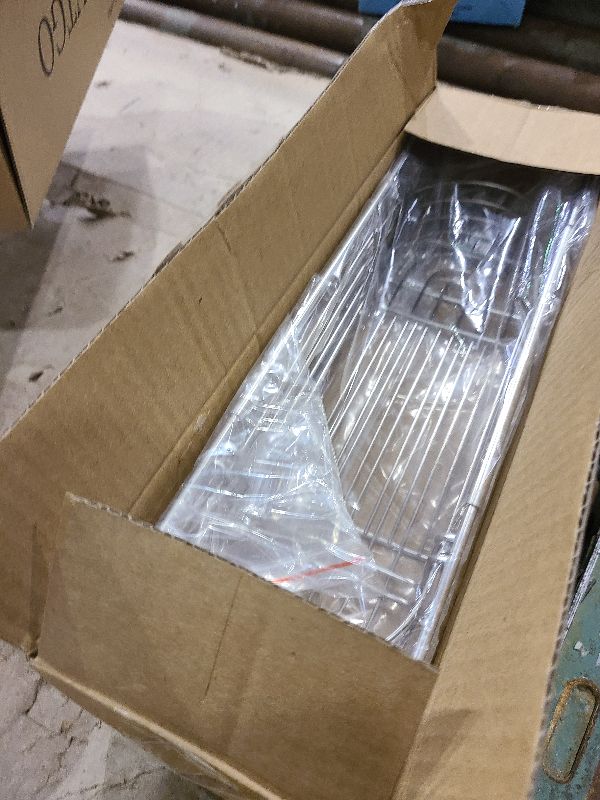 Photo 1 of 304 Stainless Steel Expandable Sink Storage - Adjustable Drain Rack with Breathable Drainage (14in-18in)