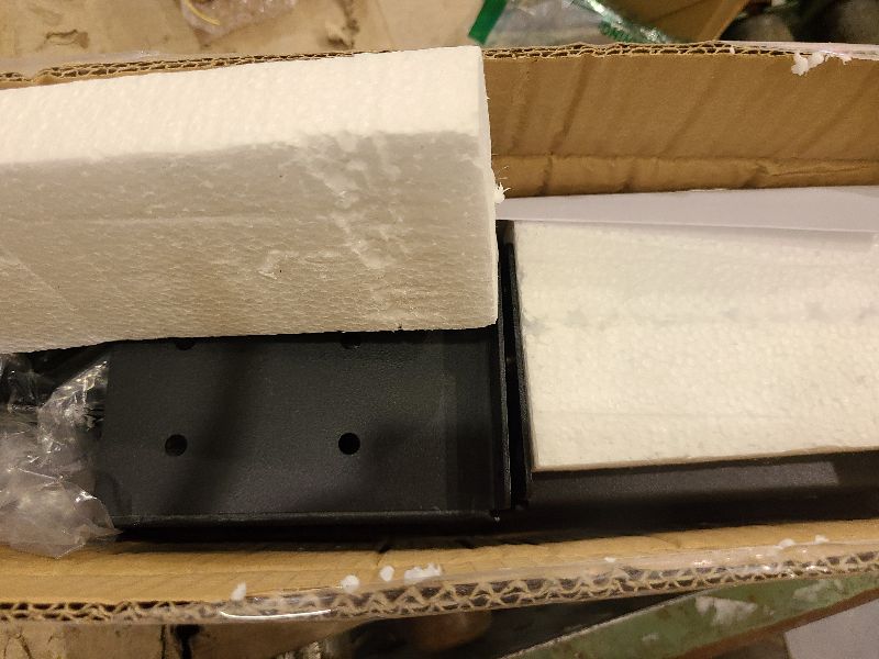 Photo 1 of 2 Pcs 4"x4" Fence Post Anchor,?Inner Size 3.6"x3.6"? Heavy Duty Fence Post Anchor Ground Spike 22" with Black Powder-Coated Outdoor Support Deck,Fence,Porch,Railing,Mailbox..