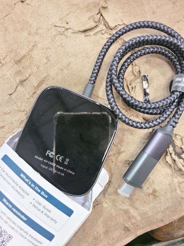 Photo 1 of 3-in-1 Wireless CarPlay Adapter, Car TV Mate Pro Max 2025 Upgraded [Metal & Glass Case] Convert Wired to Wireless Apple Car Play/Android Auto or HDMI for Fire TV Stick, Compatible for 2016+ Vehicles