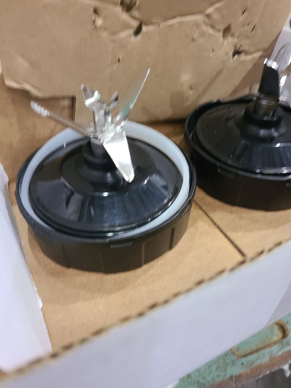 Photo 1 of (Pack of 2) Blender Replacement Parts 7 Fins Extractor Blade Assembly with Rubber Gasket Compatible with Nurti Ninja Blenders Auto iQ BL480 BL401 BL642 BL801 NN102