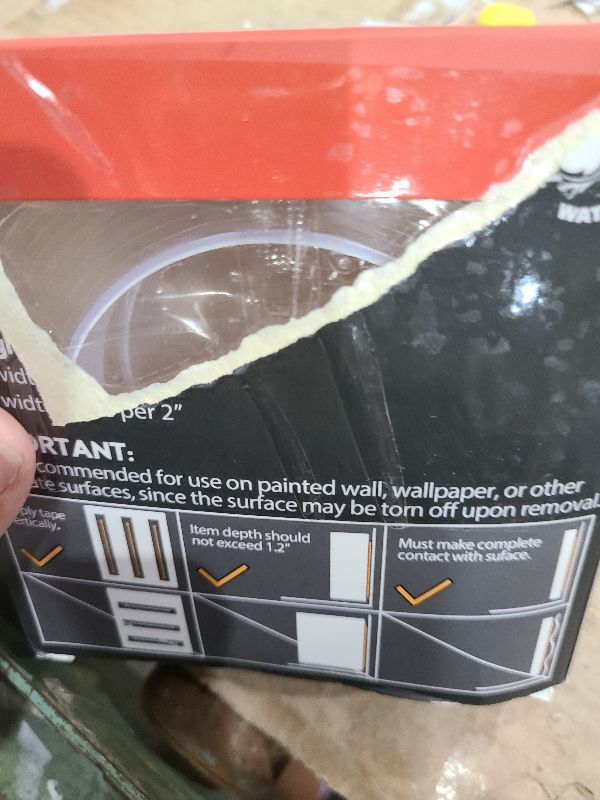 Photo 1 of 2 Rolls Double Sided Tape Heavy Duty - 240" x 1.2" & 0.8" - Removable Nano Tape for Poster Carpet Picture Hanging Strip Rug Wall Outdoor - Clear & Strong Adhesive Multipurpose Mounting Tape - 20 Feet