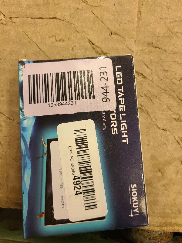 Photo 1 of 20 PCS 2-Pin 8mm Solderless LED Strip Connectors, Reliable and Easy-to-Install, Solidly Connected LED Light Connectors