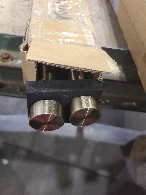 Photo 1 of 2-Pack Curtain Rod for Windows 28-48",Adjustable Window Curtain Rods with Premium Aluminum End Cap Finials and Full Surround Brackets,3/4"(0.062Feet) Diameter,Antique Bronze Drapery Rods for Curtains