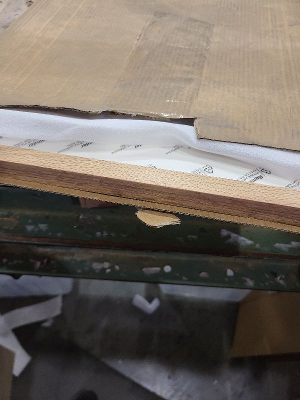 Photo 1 of 12x18 Oak Wood Picture Frame - Minimalist 12x18 Poster Frame, 12"x18" Picture Frame Wood, Natural Solid Wooden Picture Frames for Wall Art Photo and Prints(1 Pack, Beige)