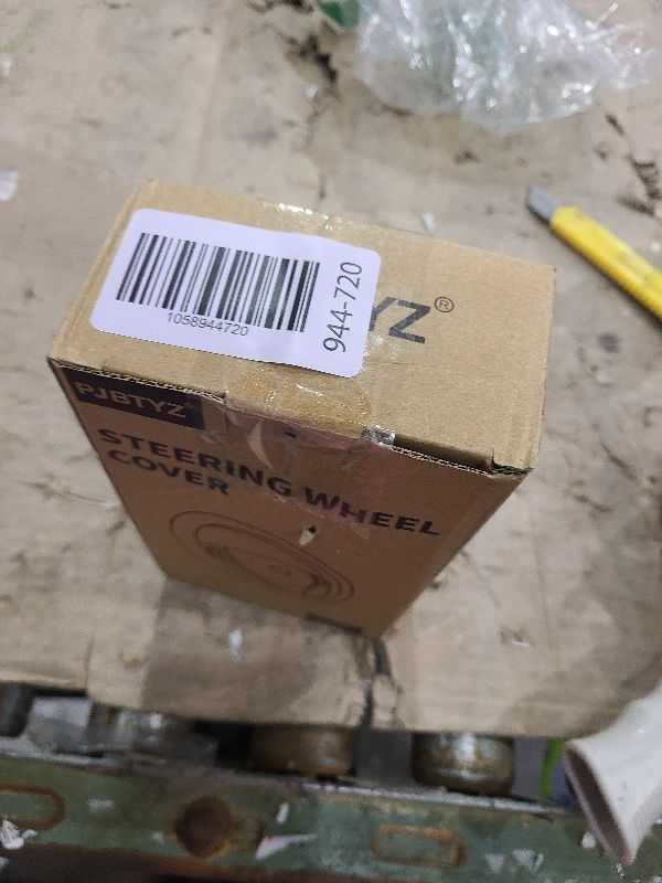 Photo 1 of ?2025 Model? Breathable Soft Leather Car Steering Wheel Cover for Men Women, Non-Slip, Comfortable,Universal 15 inches Steering Wheels, Grey