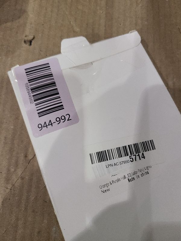 Photo 1 of 200LED Solar Halloween Lights?78FT Orange& Purple String Lights?Solar Fairy Lights with 8 Modes? Halloween Lights Outdoor Waterproof for Bedroom Patio Garden Party Yard Decoration