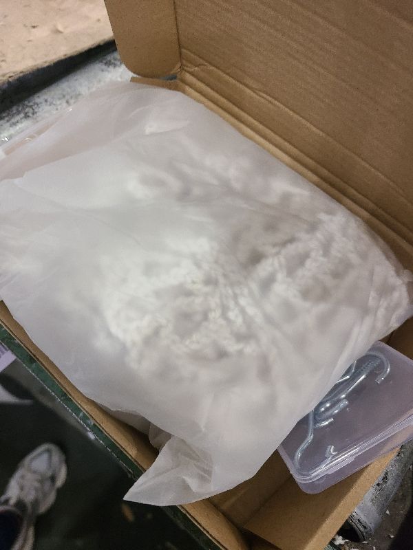 Photo 1 of 2 Pcs 11.8 x 20 Inch Large Macrame Fruit Hammock Under Cabinet Veggie Banana Hammock Hanging Fruit Basket Saves Counter Space for Kitchen Hand-woven Lace Hanging Basket for Kitchen(Rustic Style)