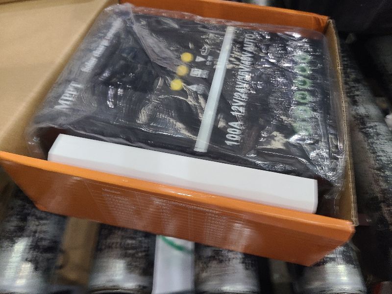 Photo 1 of 100A MPPT Solar Charge Controller 12V 24V 36V 48V LCD Display Battery Intelligent Regulator Max 100V Input Dual USB for Lead-Acid/Lithium (100A)