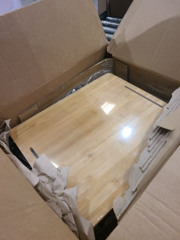 Photo 1 of 2 Set XXL Stackable Wire Basket with Bamboo Tops & Tag- Pantry Organizer and Storage Bins, Kitchen Counter Cabinet Shelf Countertop Under Sink Organizing, Food Snack Produce Onion Potato Bread Storage