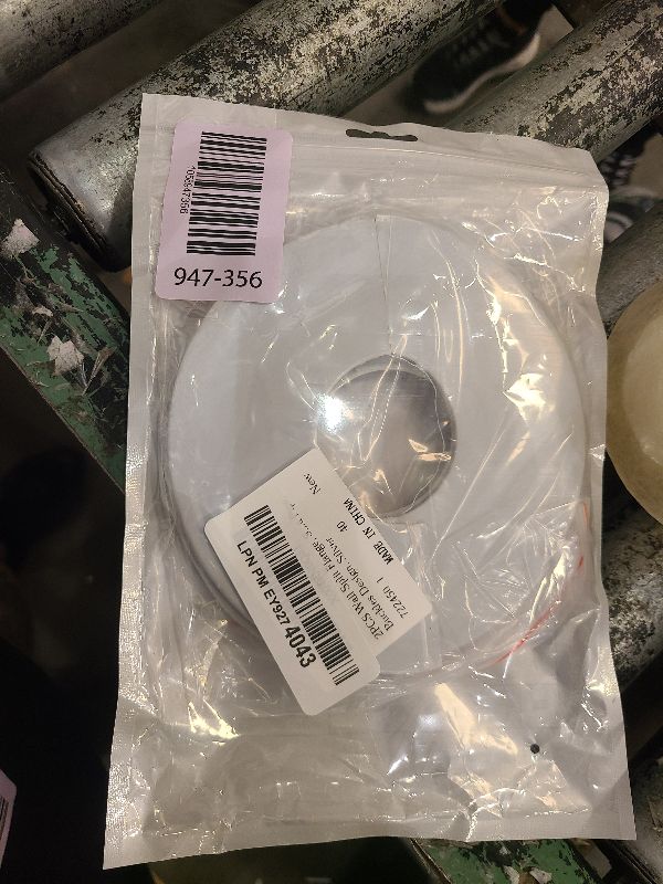 Photo 1 of 2 Pcs Wall Split Flange, Stainless Steel Plumbing Cover Plates, Round Escutcheon Plate for 28mm Dia Pipe, Buckles Design, Silver