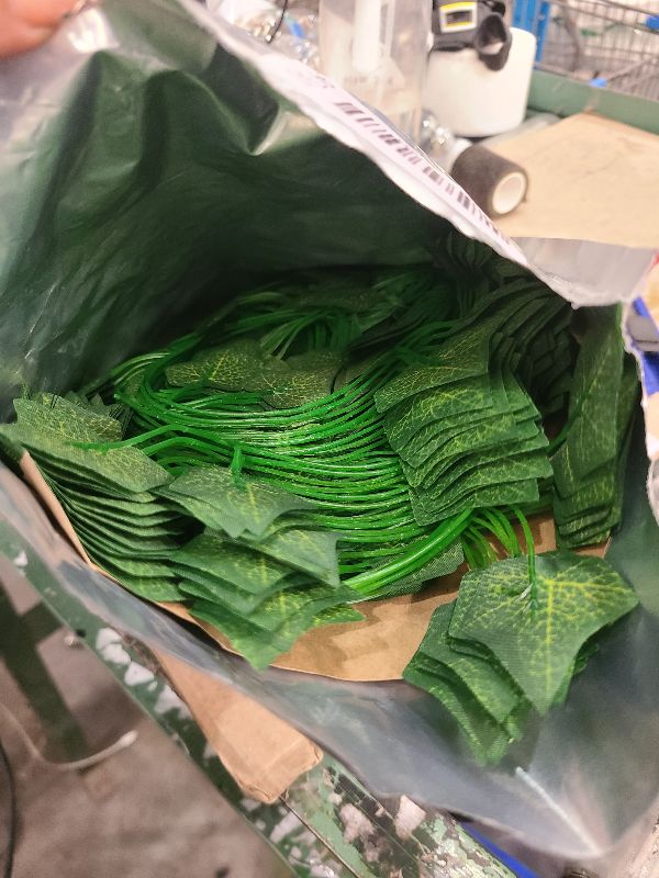 Photo 1 of 12 Pack Fake Vines for Room Decor Artificial Ivy Garland with Clip Green Flowers Hanging Plants Faux Greenery Leaves Bedroom Aesthetic Decor for Home Garden Wall Wedding