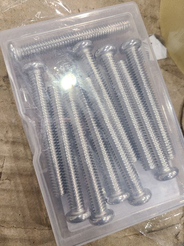 Photo 1 of 1/4-20 x 3'' (10 Pack) Flat Head Machine Screw, Phillips Drive, 304 Stainless Steel 18-8, Bright Finish, Fully Machine Thread