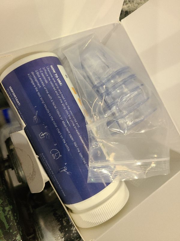 Photo 1 of 3-in-1 UTI Test Strips, 50ct Full Panel Urinary Tract Infection Test Kit at Home for Women Men Kids, Urinalysis Leukocytes, Nitrites, PH Urine Strip