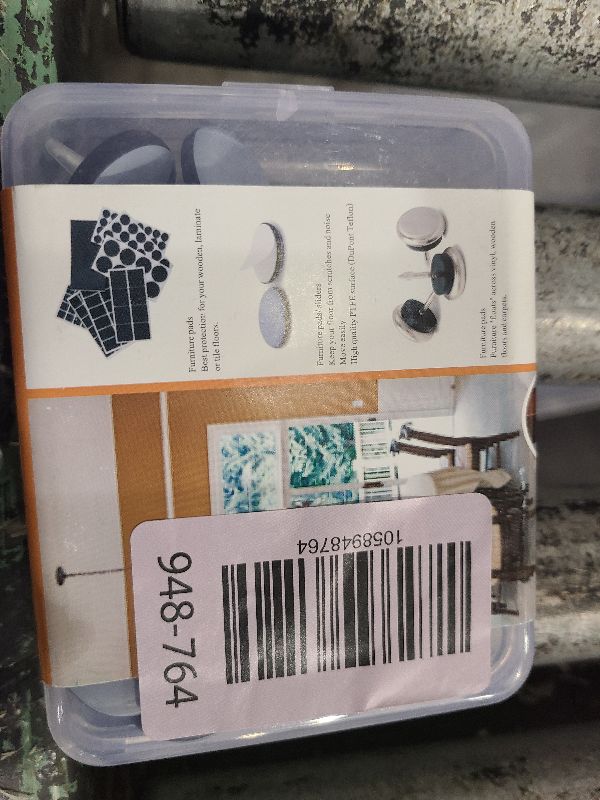 Photo 1 of 1" Nail on Furniture Sliders (24 Pack) - Furnigear Heavy Duty PTFE (Teflon) Chair Sliders Glides Wooden Furniture Movers Move Your Furniture Easily & Safety - Best Chair Leg Floor Protectors