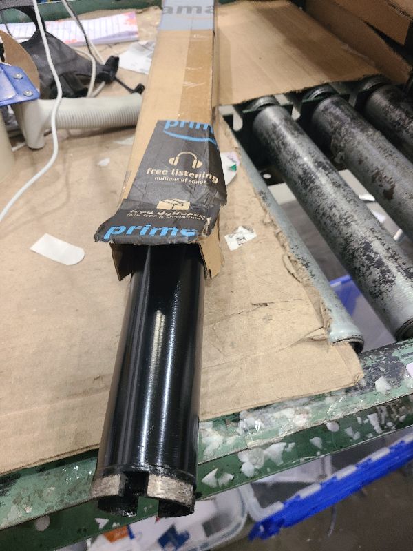 Photo 1 of 2" Diamond Core Drill Bit with 17-3/4" Total Length, 1-1/4"-7 Thread, Laser-Welded Segments for High-Performance Drilling Cured Concrete, Brick, Stone, Masonry Walls and Floors