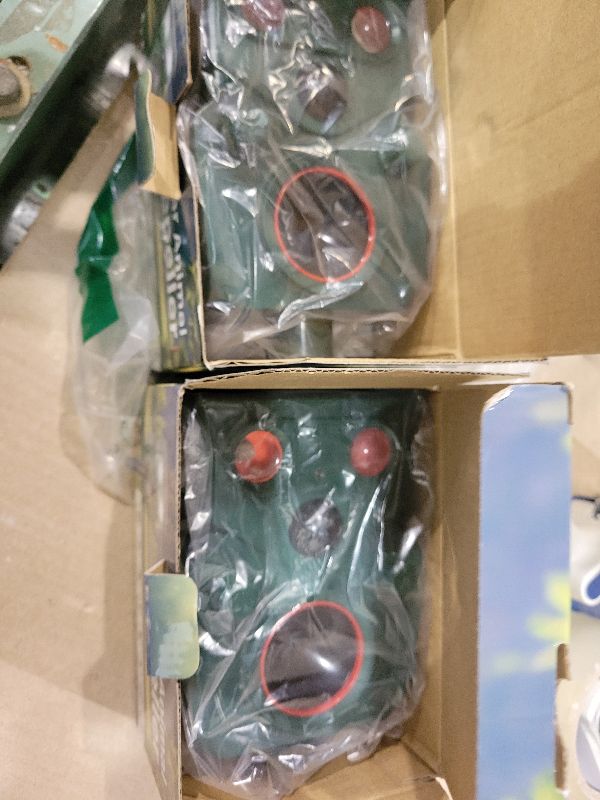 Photo 1 of 2 Packs Ultrasonic Animal Repeller Solar Powered, Cat Repellent Outdoor with Motion Sensor, Waterproof Deer Deterrent with LED Flash Light, Effective Repels Invasive Animal for Raccoon, Skunk, Dog