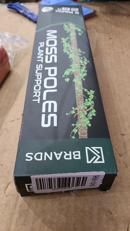 Photo 1 of 2 Pack 28'' Bendable Moss Pole Monstera Plant Support for Climbing Indoor Plants - Stakes for Potted Climbers - Tall Sticks Indoor Trellis for Houseplants - Accessories for Monstera Pot