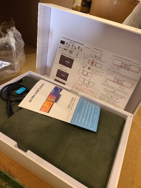 Photo 1 of 14" Triple Laptop Screen Extender, 1080P FHD IPS Ultra-Slim Portable Dual Monitor for Laptop, USB C HDMI Plug-Play Monitor Extender for Triple Display for MacOS/Windows, Fits 13-17.3" Laptops