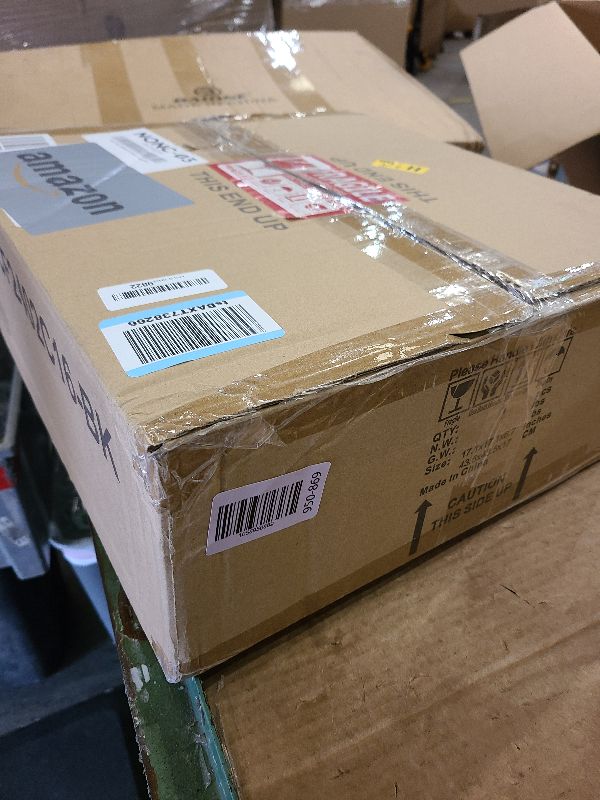 Photo 1 of 16" Semi Flush Mount Ceiling Light - 3 Lights Drum Light Fixture with Black Border White Fabric Shade, Farmhouse Close to Ceiling Light for Bedroom Living Dining Room Foyer and Hallway