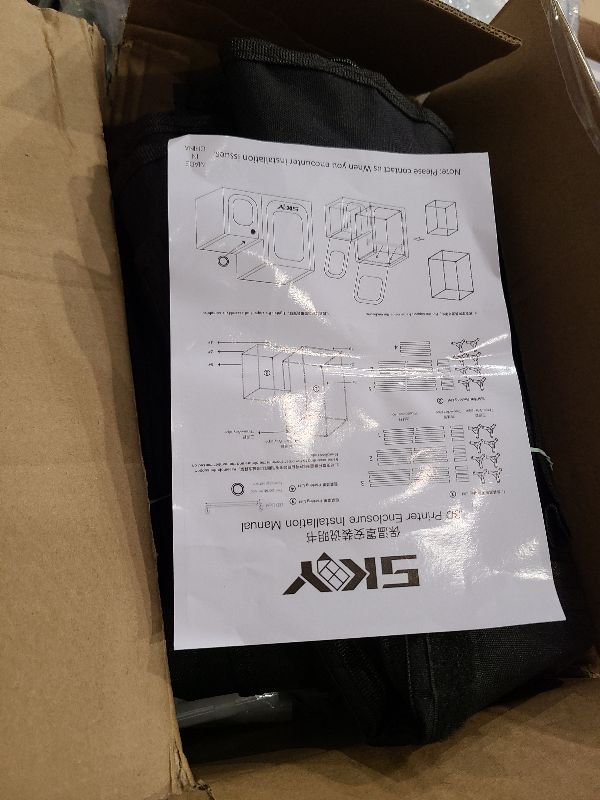 Photo 1 of 2 in1 3D Printer Enclosure with Storage Box LED Light,Thermo-Hygrometer, Fireproof Dustproof Tent Constant Temperature Protective Cover 820*600*720mm for Bambu Lab A1,A1 Mini,Ender3 Series, Ender3 Neo