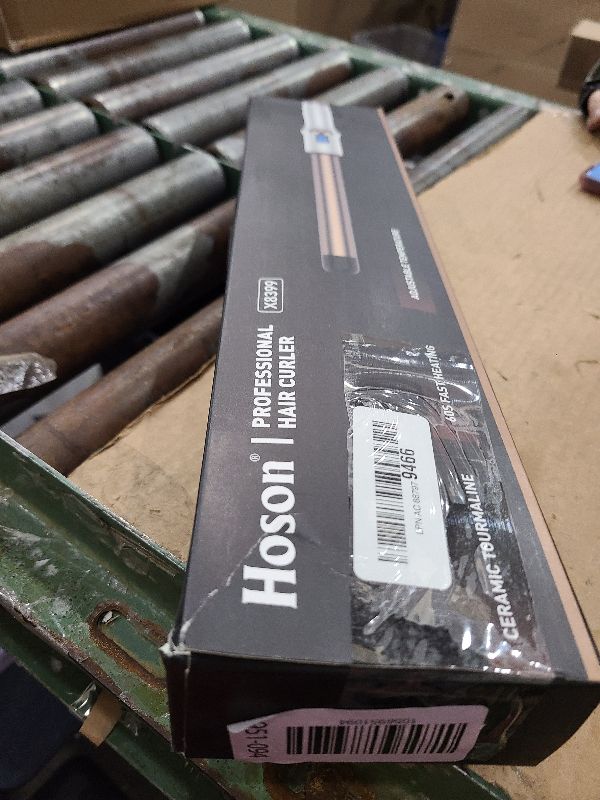 Photo 1 of 1 Inch Extra Long Barrel Curling Wand, Ceramic Tourmaline Curling Wand Professional Dual Voltage with Adjustable Temperature